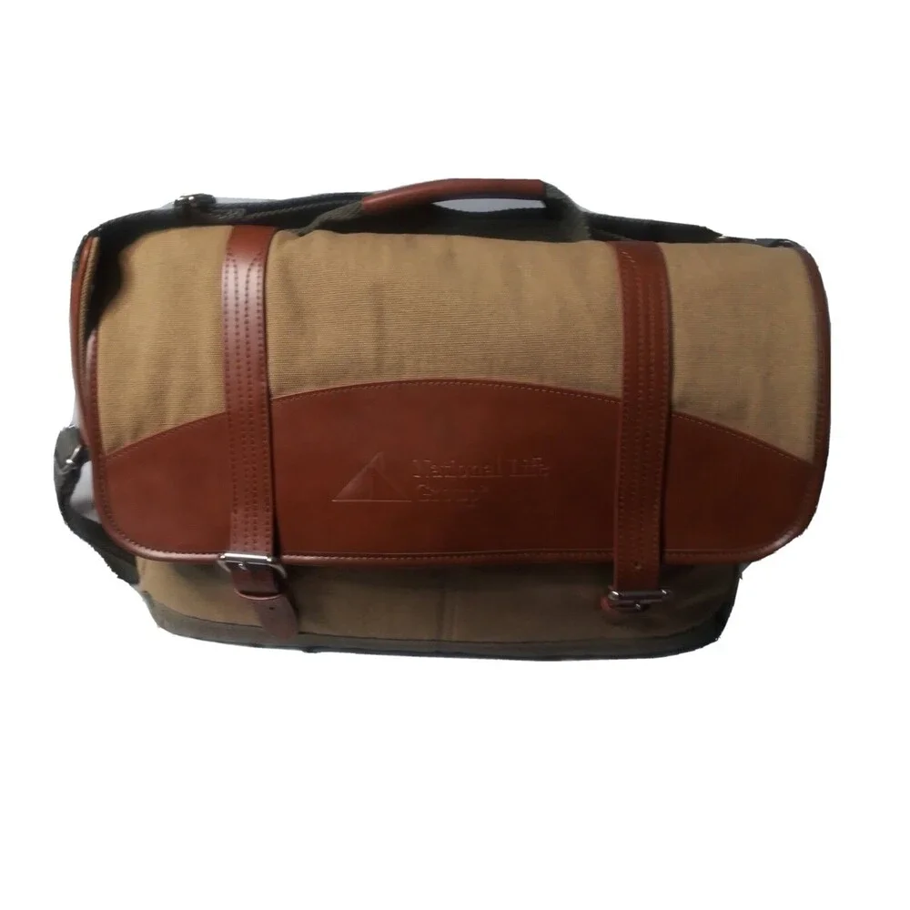 Cutter & Buck Messenger Bag Legacy Cotton 17 Inch Logo 